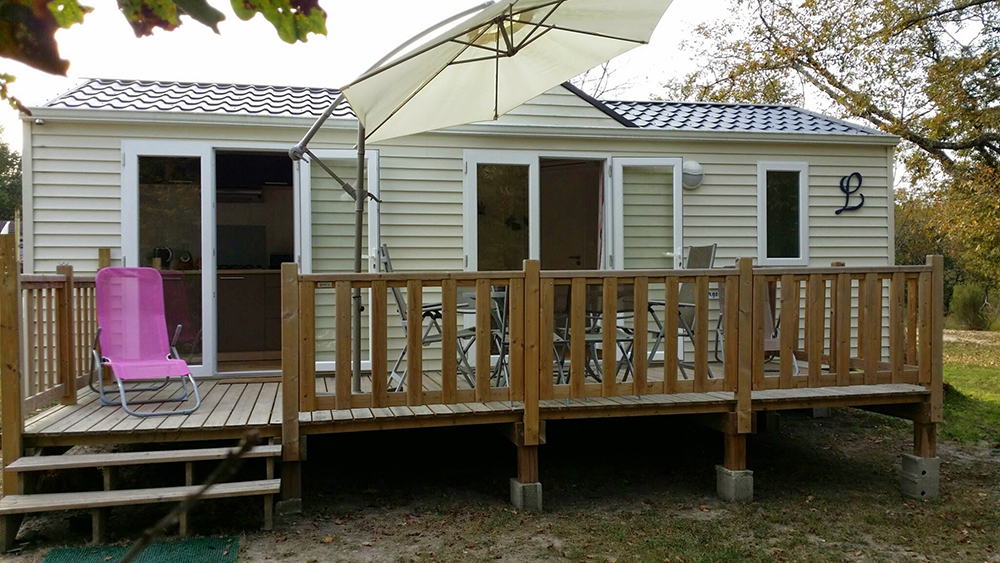 Camping du Lac la Jemaye : Mobil-home